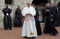 Papież Franciszek w Asyżu