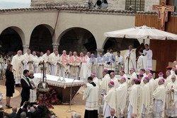 Papież Franciszek w Asyżu