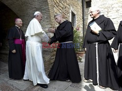 Papież Franciszek w Asyżu