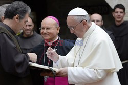 Papież Franciszek w Asyżu