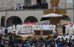 Papież Franciszek w Asyżu