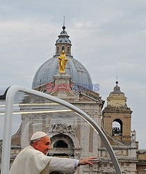 Papież Franciszek w Asyżu