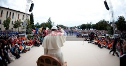 Papież Franciszek w Asyżu