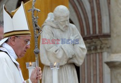 Papież Franciszek w Asyżu