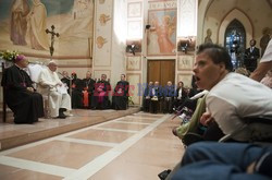 Papież Franciszek w Asyżu