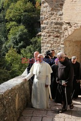 Papież Franciszek w Asyżu