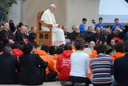 Papież Franciszek w Asyżu