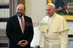 Martin Schulz na audiencji u Papieża Franciszka