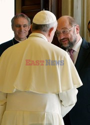 Martin Schulz na audiencji u Papieża Franciszka