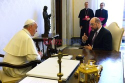 Martin Schulz na audiencji u Papieża Franciszka