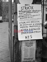 Strajki i demonstracje Solidarności