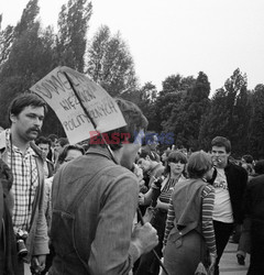 Strajki i demonstracje Solidarności