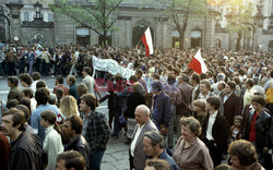 Strajki i demonstracje Solidarności