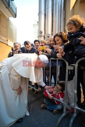 Papież Franciszek z wizytą w rzymskim szpitalu dziecięcym