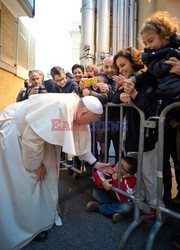 Papież Franciszek z wizytą w rzymskim szpitalu dziecięcym