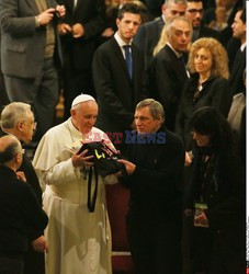 Papież Franciszek na spotkaniu Fundacji Libera