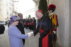 Papież Franciszek przyjął na audiencji królową Elżbietę II