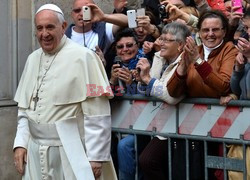 Papież Franciszek w polskim kościele w Rzymie