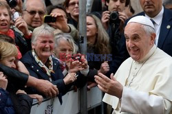 Papież Franciszek w polskim kościele w Rzymie