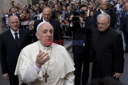 Papież Franciszek w polskim kościele w Rzymie