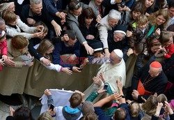 Papież Franciszek w polskim kościele w Rzymie