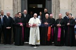 Papież Franciszek w polskim kościele w Rzymie