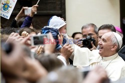 Papież Franciszek w polskim kościele w Rzymie