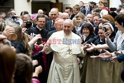 Papież Franciszek w polskim kościele w Rzymie