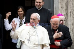 Papież Franciszek w polskim kościele w Rzymie