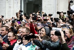 Papież Franciszek w polskim kościele w Rzymie