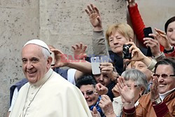 Papież Franciszek w polskim kościele w Rzymie