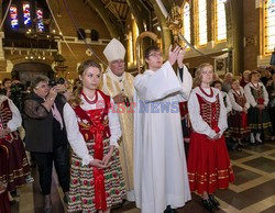 Relikwia Jana Pawła II w kościele w Waziers