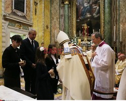 Papież Franciszek w polskim kościele w Rzymie