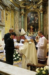 Papież Franciszek w polskim kościele w Rzymie