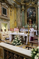 Papież Franciszek w polskim kościele w Rzymie