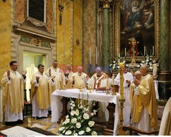 Papież Franciszek w polskim kościele w Rzymie