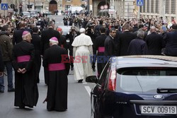 Papież Franciszek w polskim kościele w Rzymie