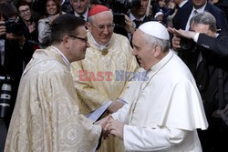 Papież Franciszek w polskim kościele w Rzymie