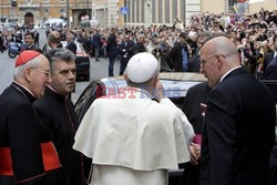 Papież Franciszek w polskim kościele w Rzymie