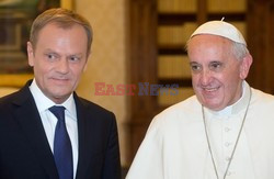 Donald Tusk na audiencji u papieża Franciszka