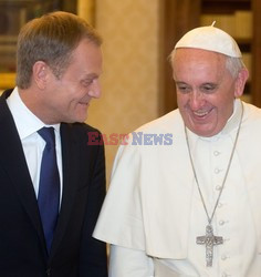 Donald Tusk na audiencji u papieża Franciszka