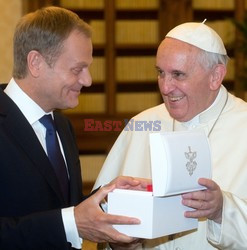 Donald Tusk na audiencji u papieża Franciszka