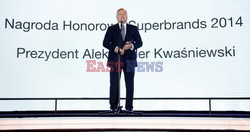 Aleksander Kwaśniewski otrzymał nagrodę Superbrands