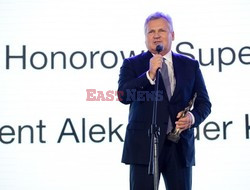 Aleksander Kwaśniewski otrzymał nagrodę Superbrands