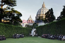 Spotkanie papieża Franciszka z Szimonem Peresem i Mahmudem Abbasem