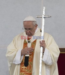 Papież Franciszek w Redipuglii