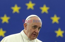 Papież Franciszek w Parlamencie Europejskim