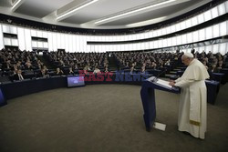 Papież Franciszek w Parlamencie Europejskim