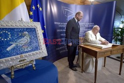 Papież Franciszek w Parlamencie Europejskim