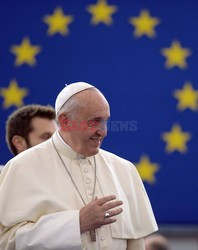 Papież Franciszek w Parlamencie Europejskim